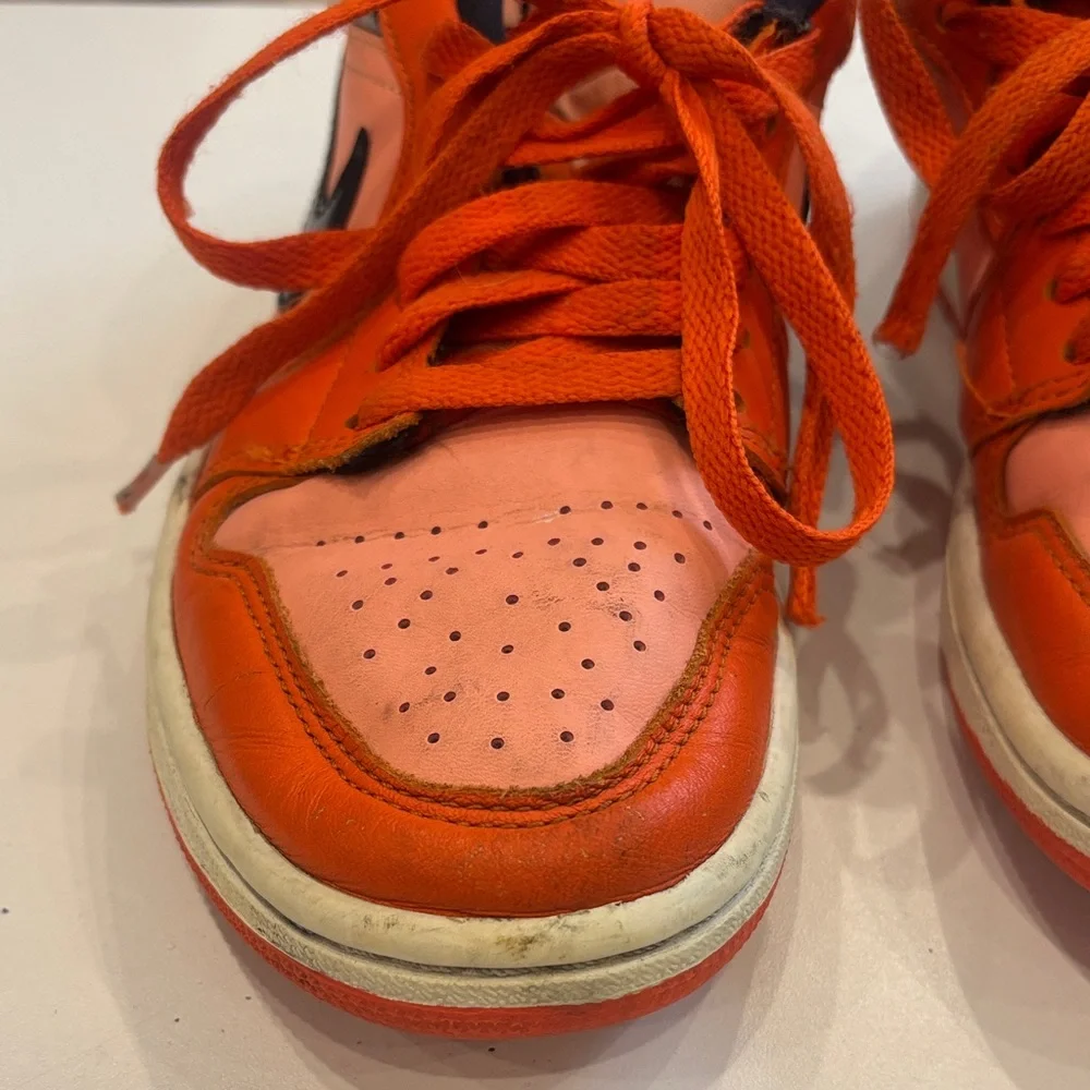 Nike Jordan Low Dunk Kids Sneakers - Orange and Black